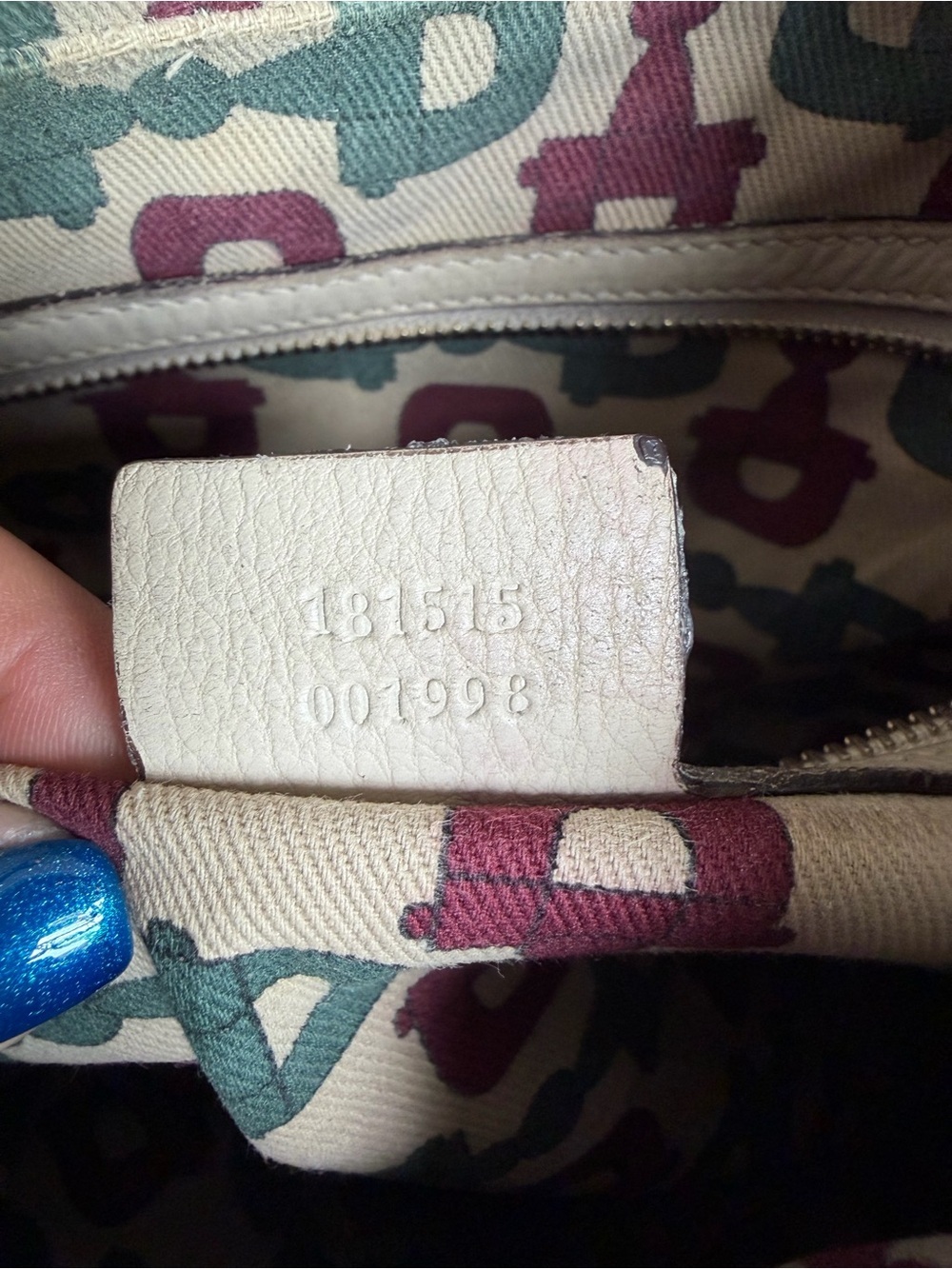 Gucci Guccissima Leather w/ Crystal Rhinestone Bag Custom One-of-a-Kind Piece - Picture 14 of 17